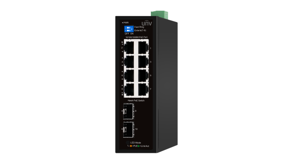 Uniview HS2000-8GT2GP-POE-IN – Unmanaged Harsh Ethernet Switch(PoE)