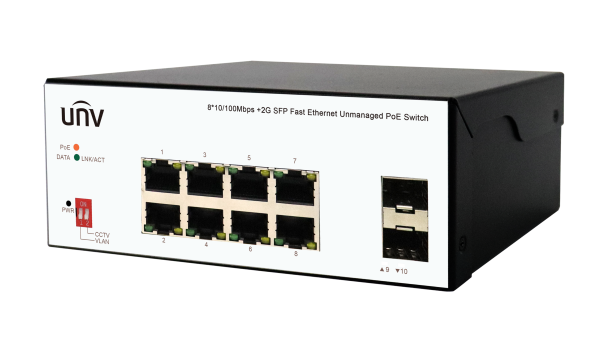 Uniview ISW2000-8T2GP-POE-IN – Harsh PoE Switch